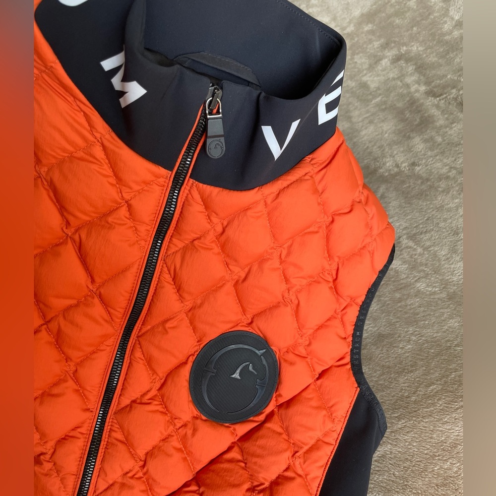 Vestrum Murcia Orange Quilted Women's equestrian riding Vest size L - Picture 2 of 14